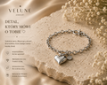 Bransoletka Silver Heart – Stal 316L