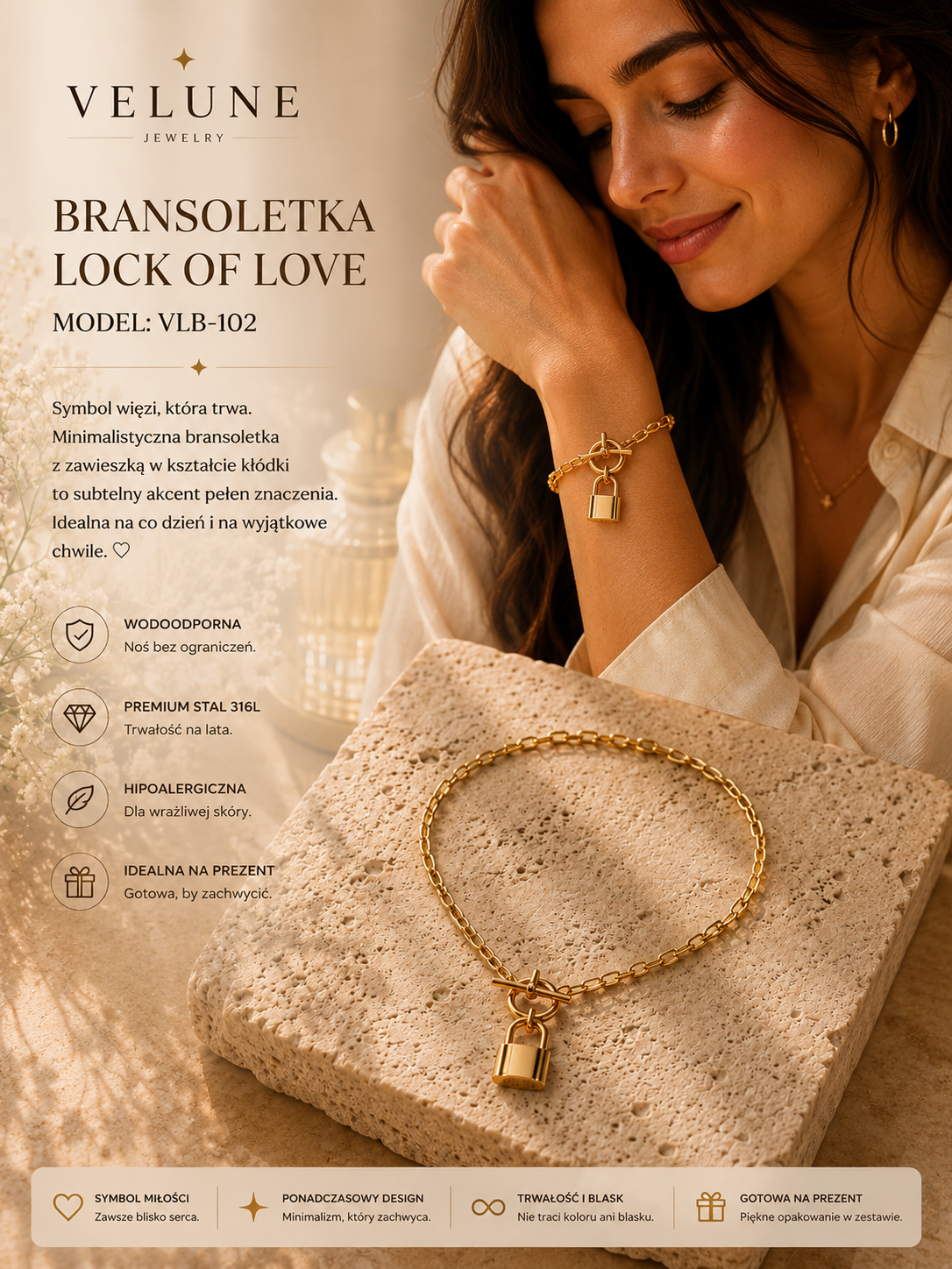 Bransoletka Love Lock – Symbol Bliskości i Elegancji