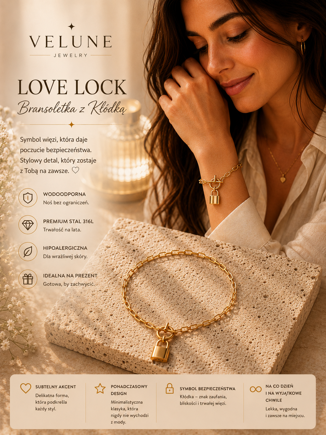 Bransoletka Love Lock – Symbol Bliskości i Elegancji