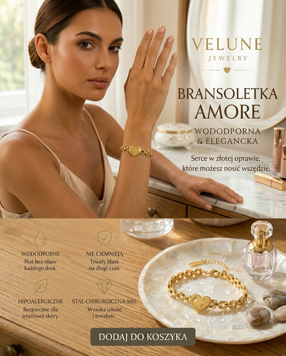Bransoletka Amore Heart | Stal Chirurgiczna 316L